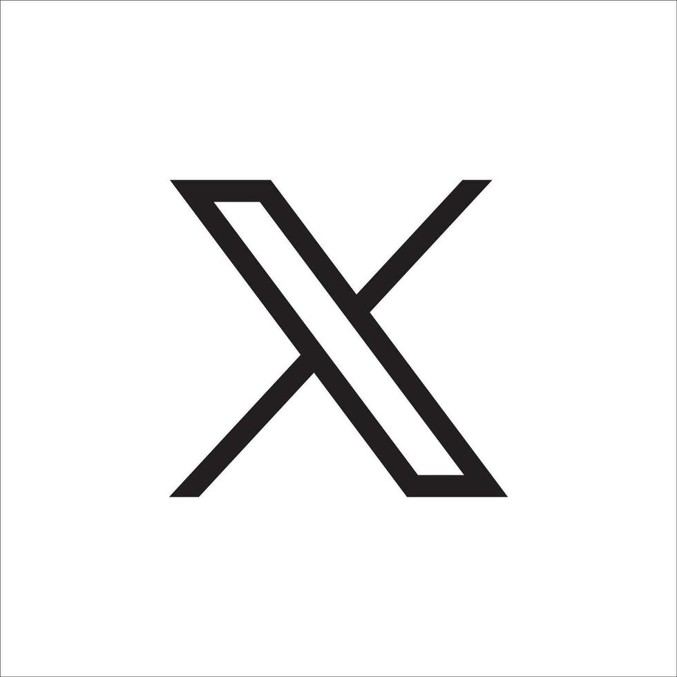 social-media-x-logo-black-and-white-free-vector